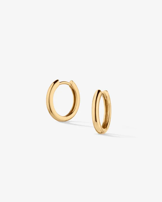 Classic Huggie Hoops sold by V Coterie