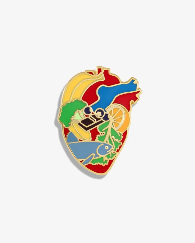 Heart Healthy (Nutrition) Lapel Pin sold by V Coterie