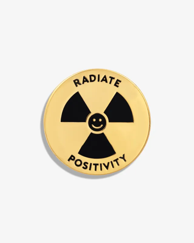 Radiate Positivity Lapel Pin sold by V Coterie