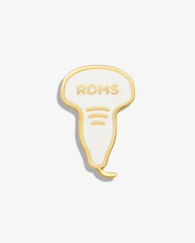 Registered Diagnostic Medical Sonographer (RDMS) Lapel Pin sold by V Coterie