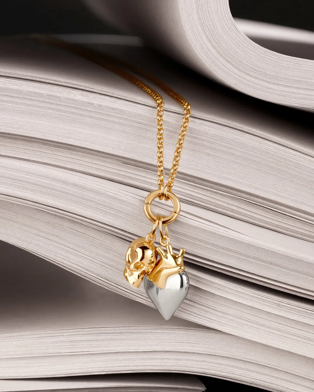 Skull Pendant Charm sold by V Coterie product image thumbnail 5