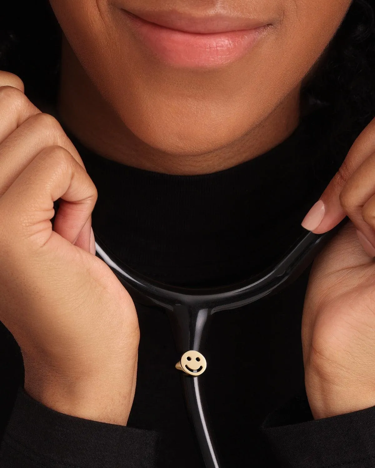 Smiley Face Charm for Stethoscope sold by V Coterie product image thumbnail 2