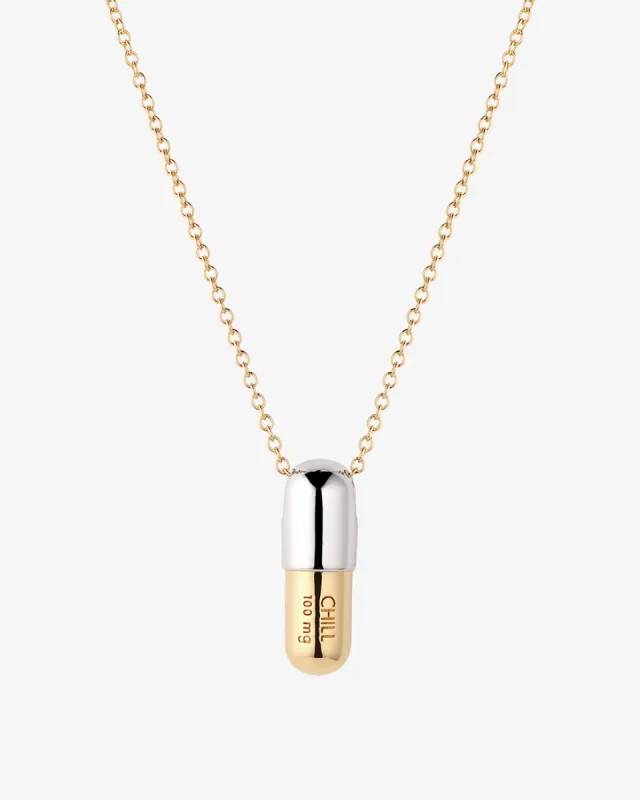 Jumbo Chill Pill Necklace sold by V Coterie