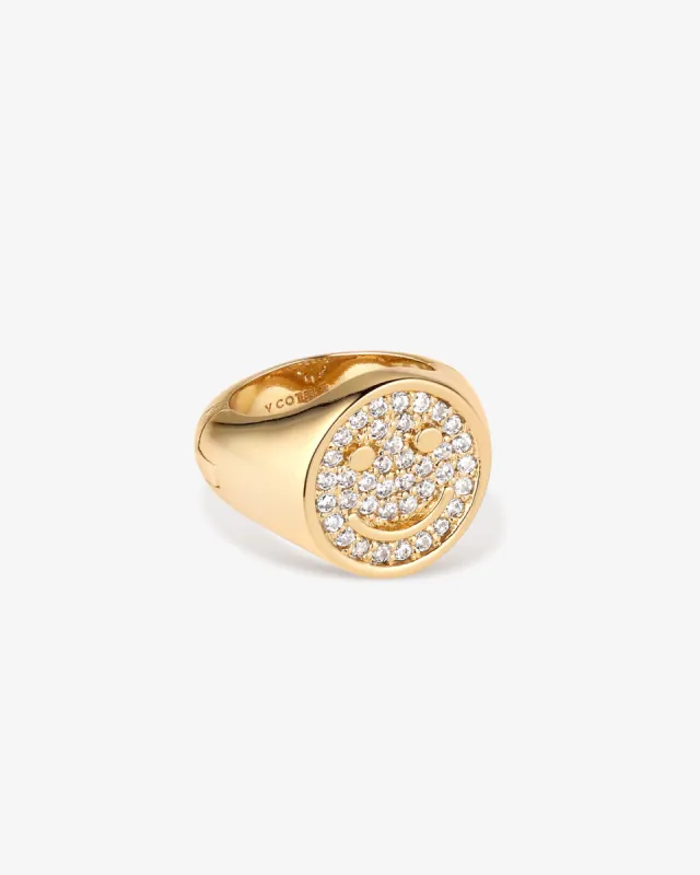 Smiley Pavé Charm for Stethoscope sold by V Coterie