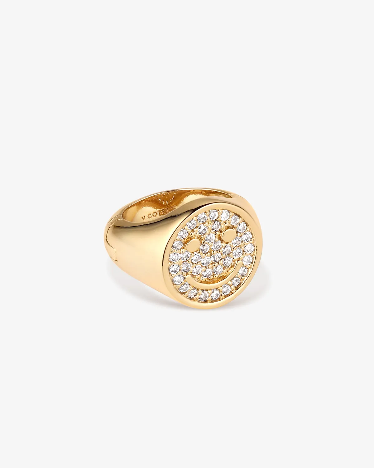 Smiley Pavé Charm for Stethoscope sold by V Coterie