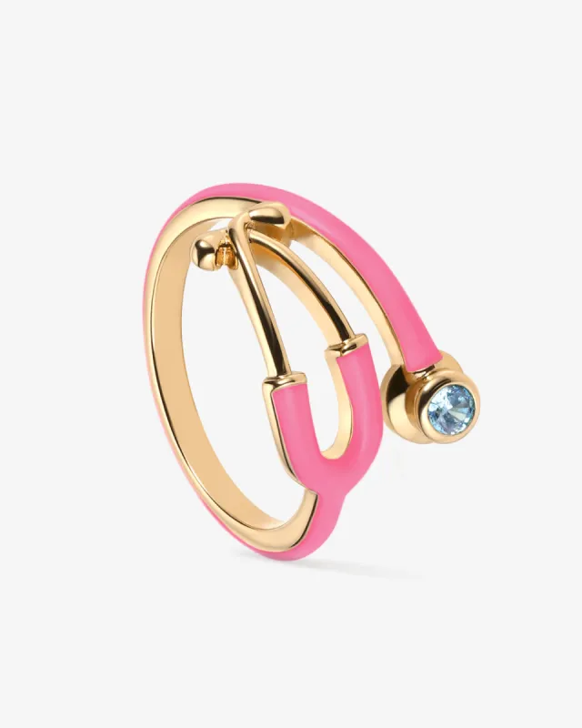 Stethoscope Enamel Ring sold by V Coterie