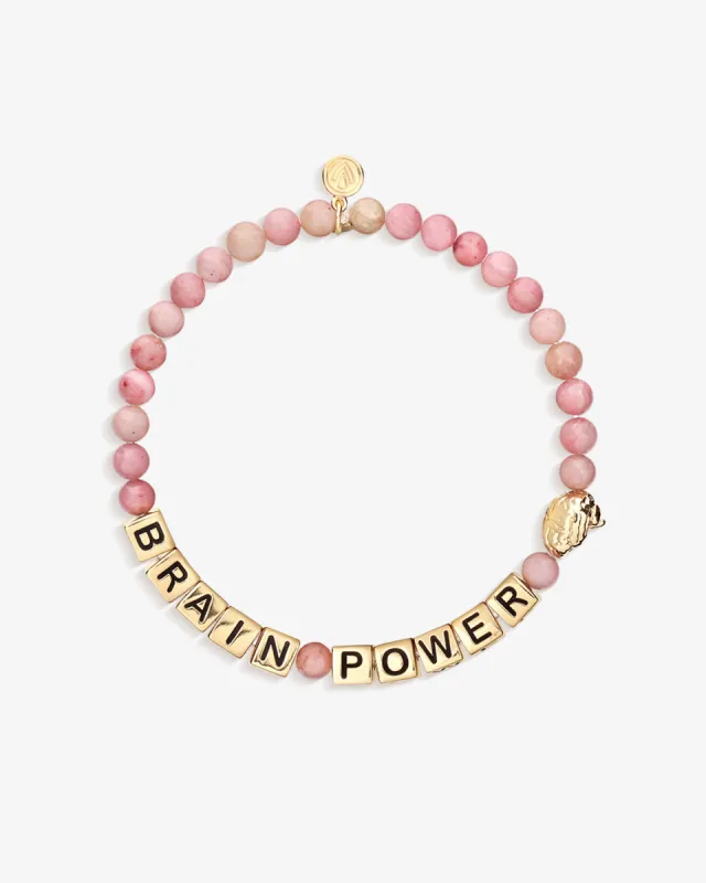 Brain Power Bracelet in Rhodochrosite sold by V Coterie