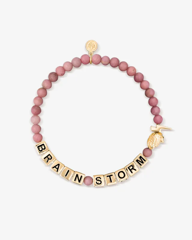 Brain Storm Bracelet in Rhodochrosite sold by V Coterie