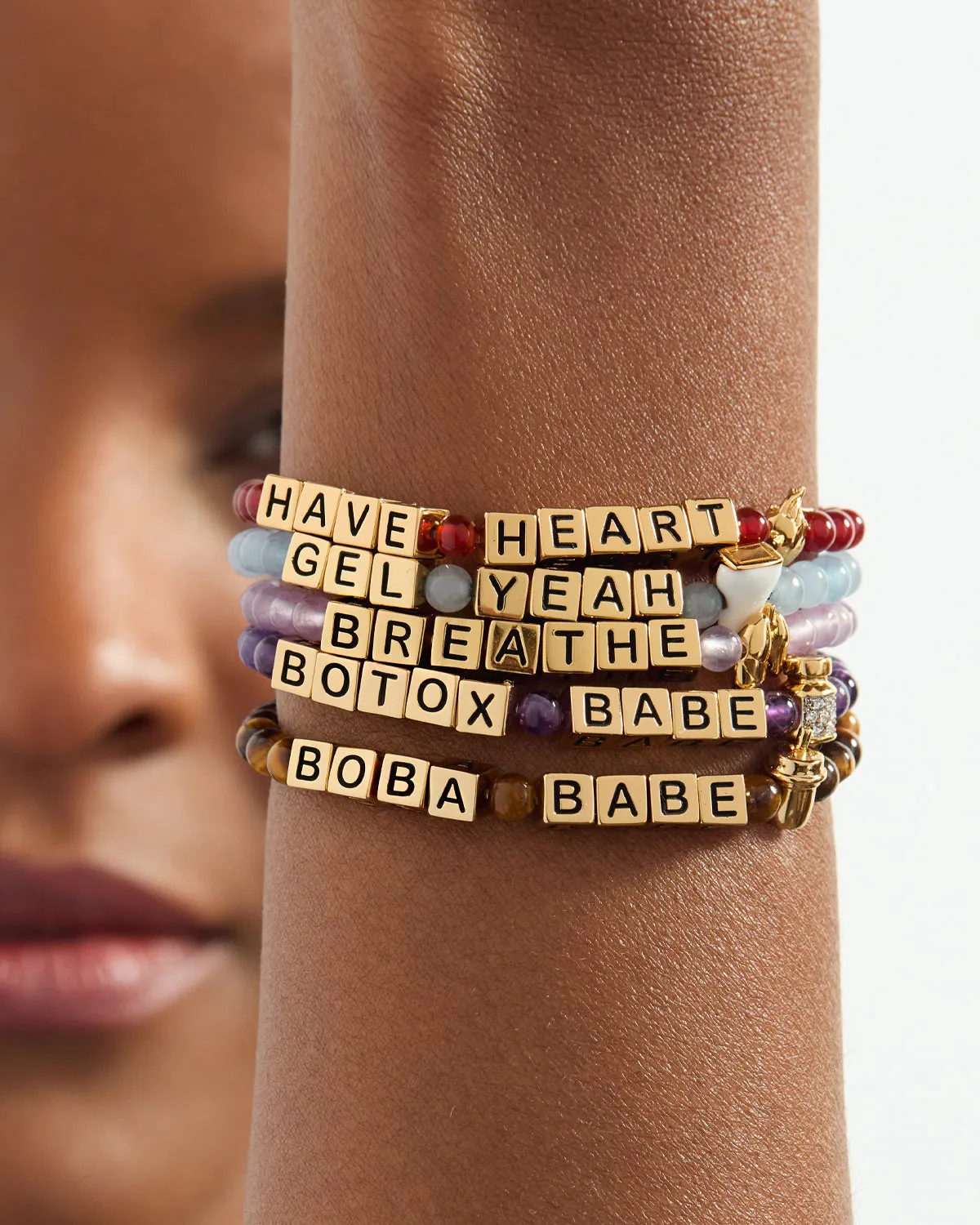 Boba Babe Bracelet in Tiger's Eye sold by V Coterie product image thumbnail 2