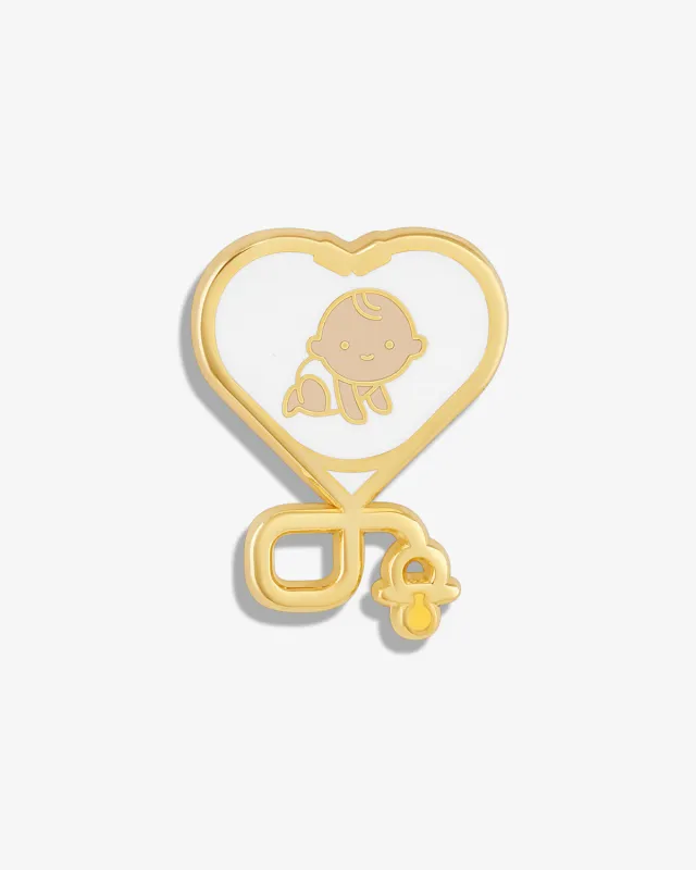 Pediatric Stethoscope Lapel Pin sold by V Coterie