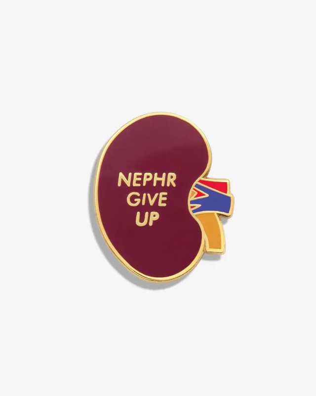 Nephr Give Up Lapel Pin sold by V Coterie