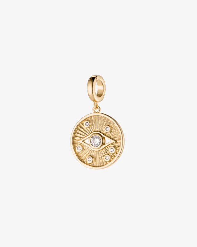 Evil Eye Medallion Charm sold by V Coterie