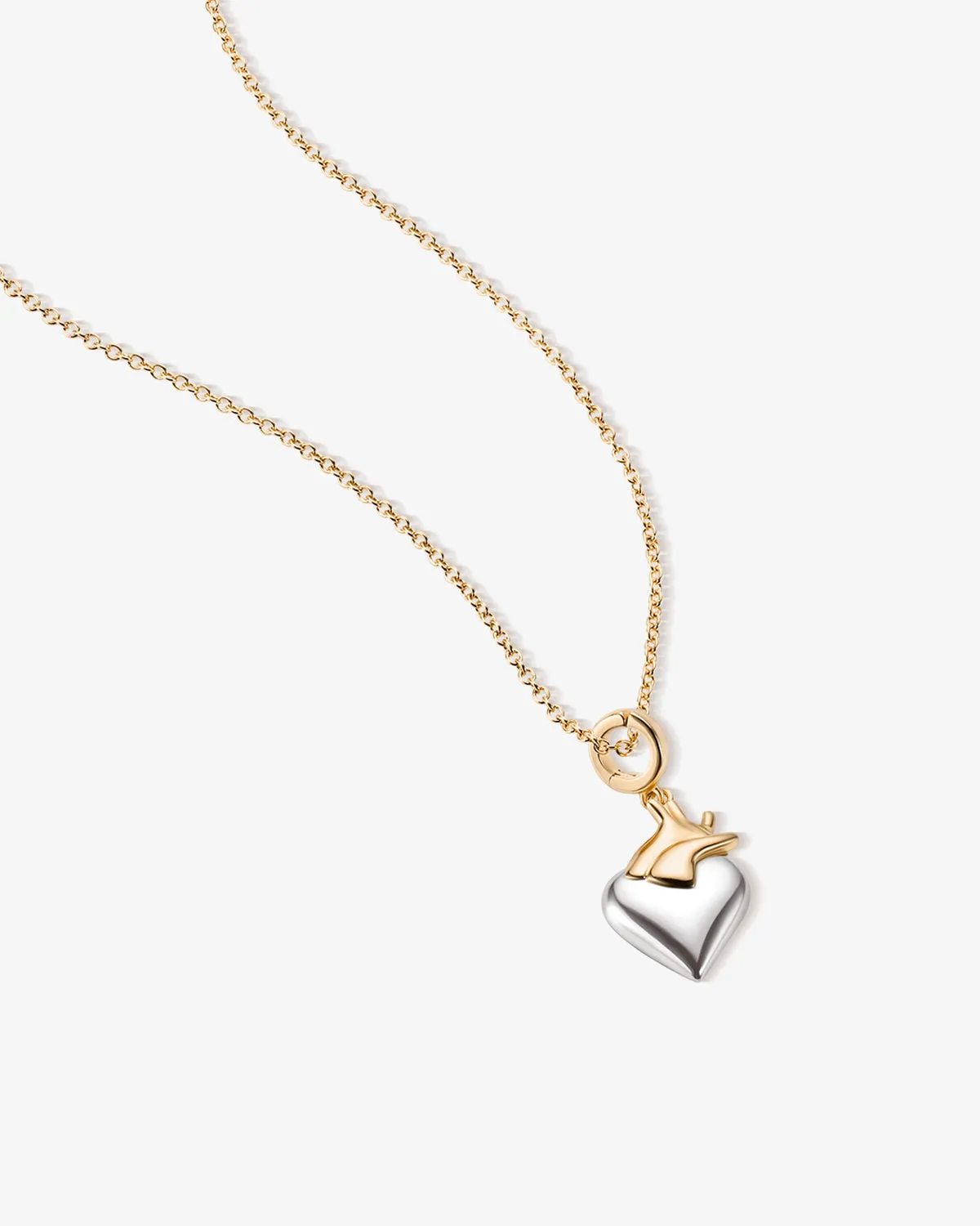 Modern Anatomical Heart Charm sold by V Coterie product image thumbnail 2