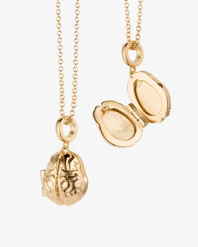 Brain Locket Necklace sold by V Coterie