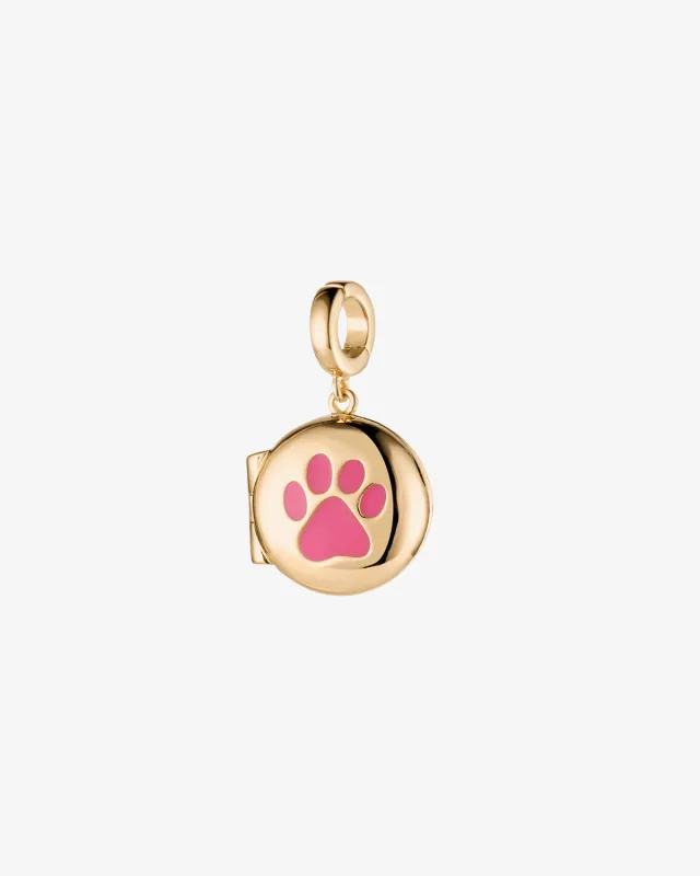 Paw Enamel Locket sold by V Coterie