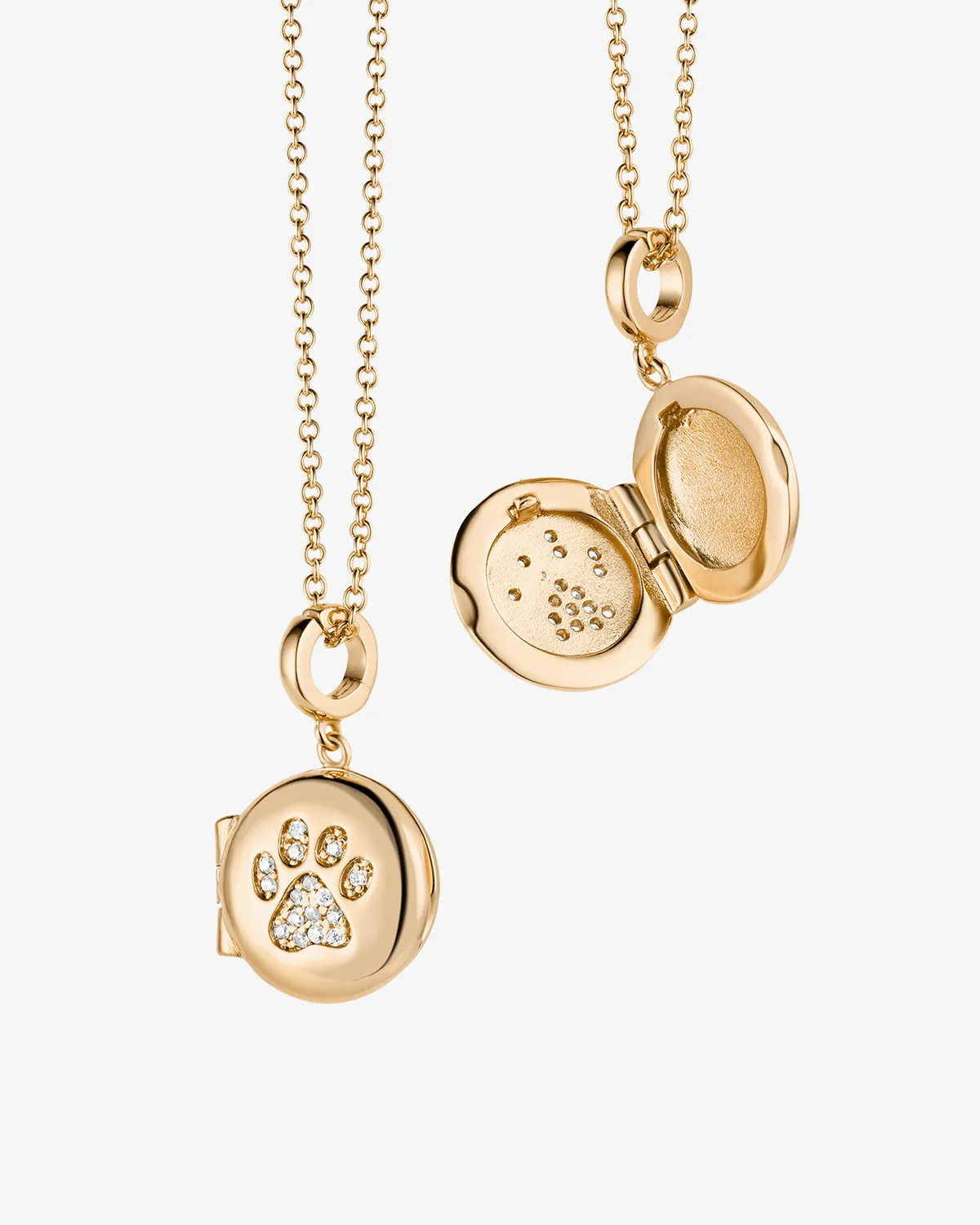 Paw Pavé Locket sold by V Coterie product image thumbnail 2