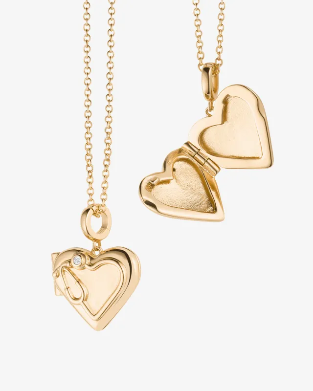 Stethoscope Heart Locket sold by V Coterie
