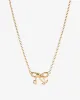 Tiny Stethoscope Bow Diamond Necklace sold by V Coterie