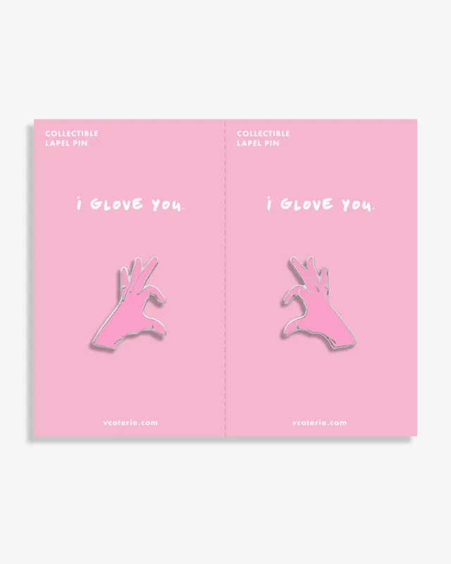Glove Love Lapel Pin Set sold by V Coterie