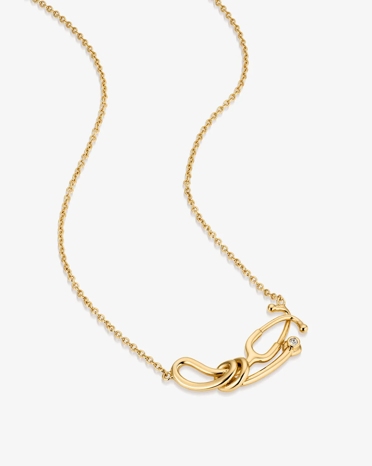 Stethoscope Knot Necklace sold by V Coterie product image thumbnail 2