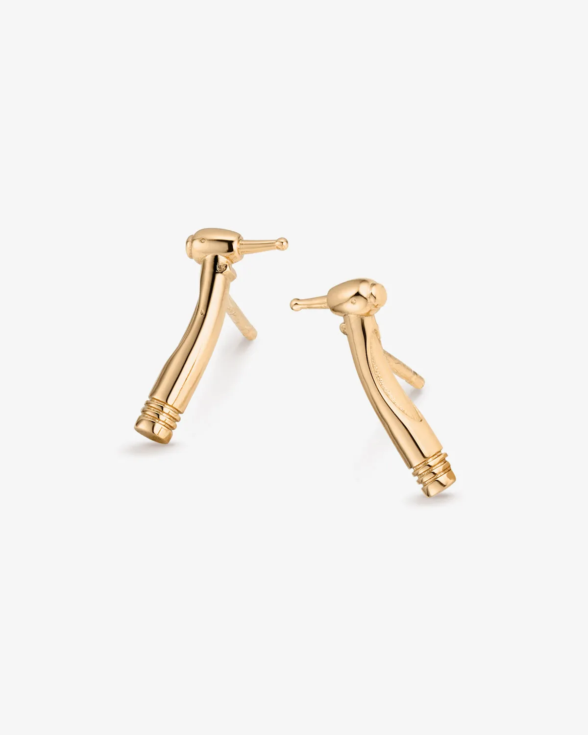 Dental Drill Stud Earrings sold by V Coterie