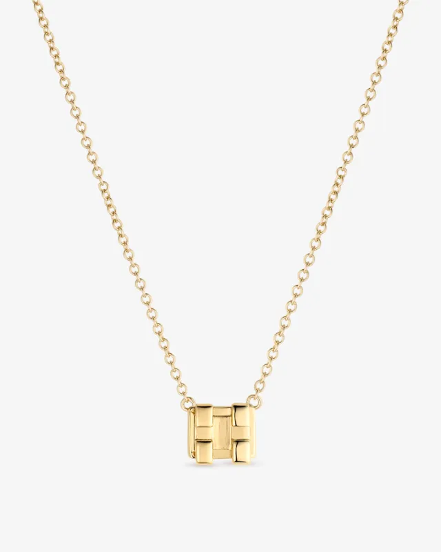 Big Bracket Necklace made by V Coterie