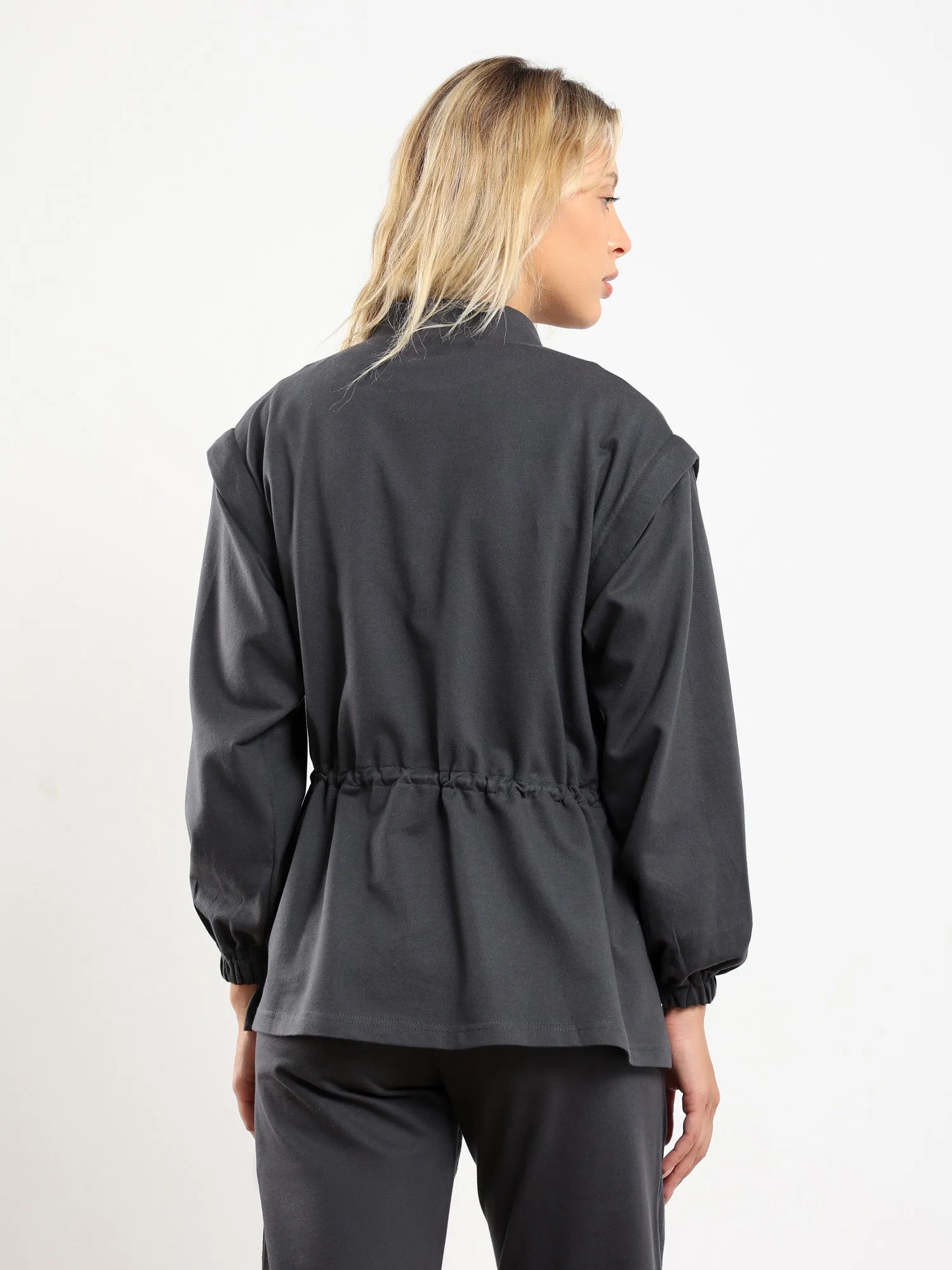 Drawstring Waist Jacket sold by Nazeerah product image thumbnail 2