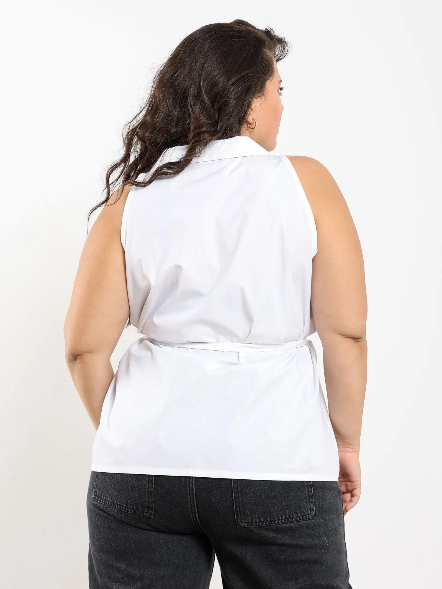 Sleeveless Wrap Top sold by Nazeerah product image thumbnail 5