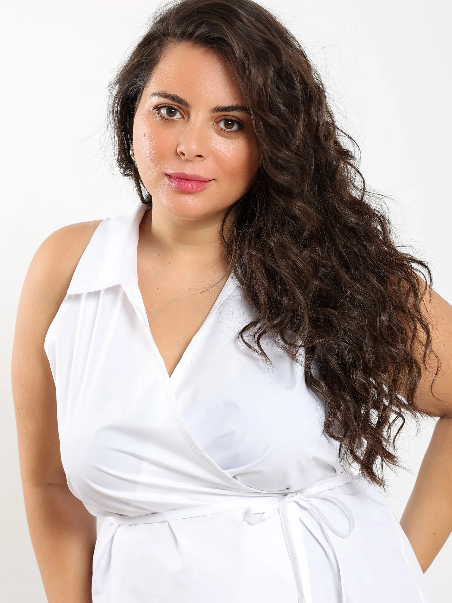 Sleeveless Wrap Top sold by Nazeerah product image thumbnail 2