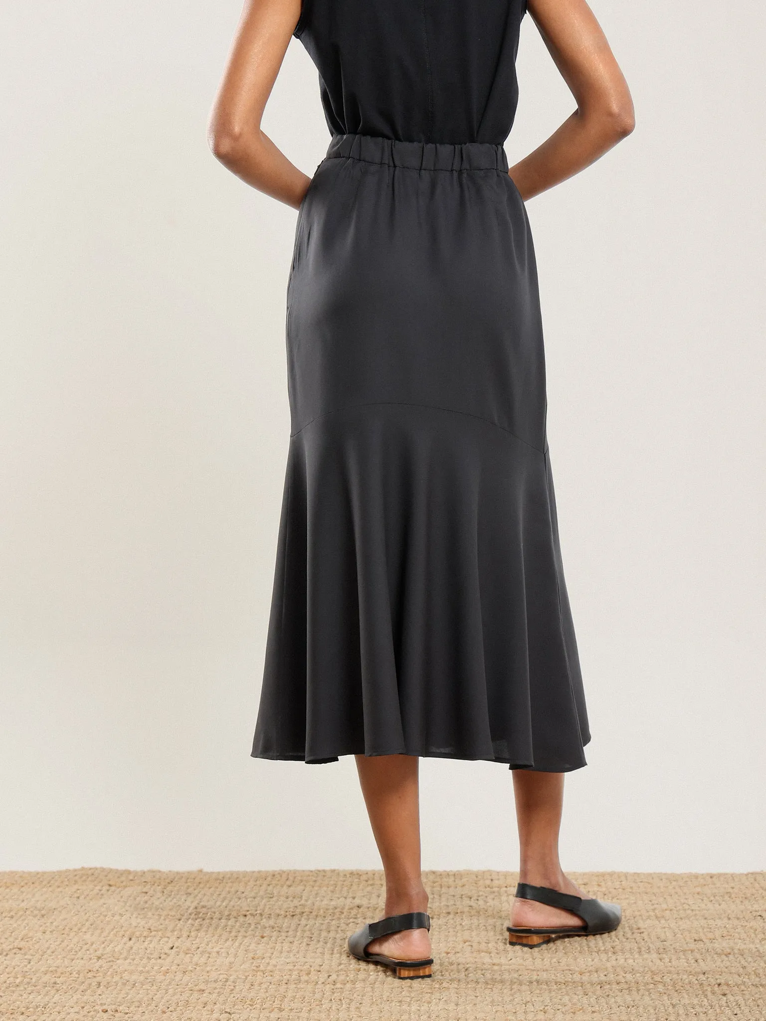 Tencel Flared Skirt sold by Nazeerah product image thumbnail 4