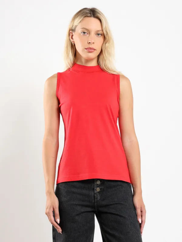 Mock Neck Tank sold by Nazeerah