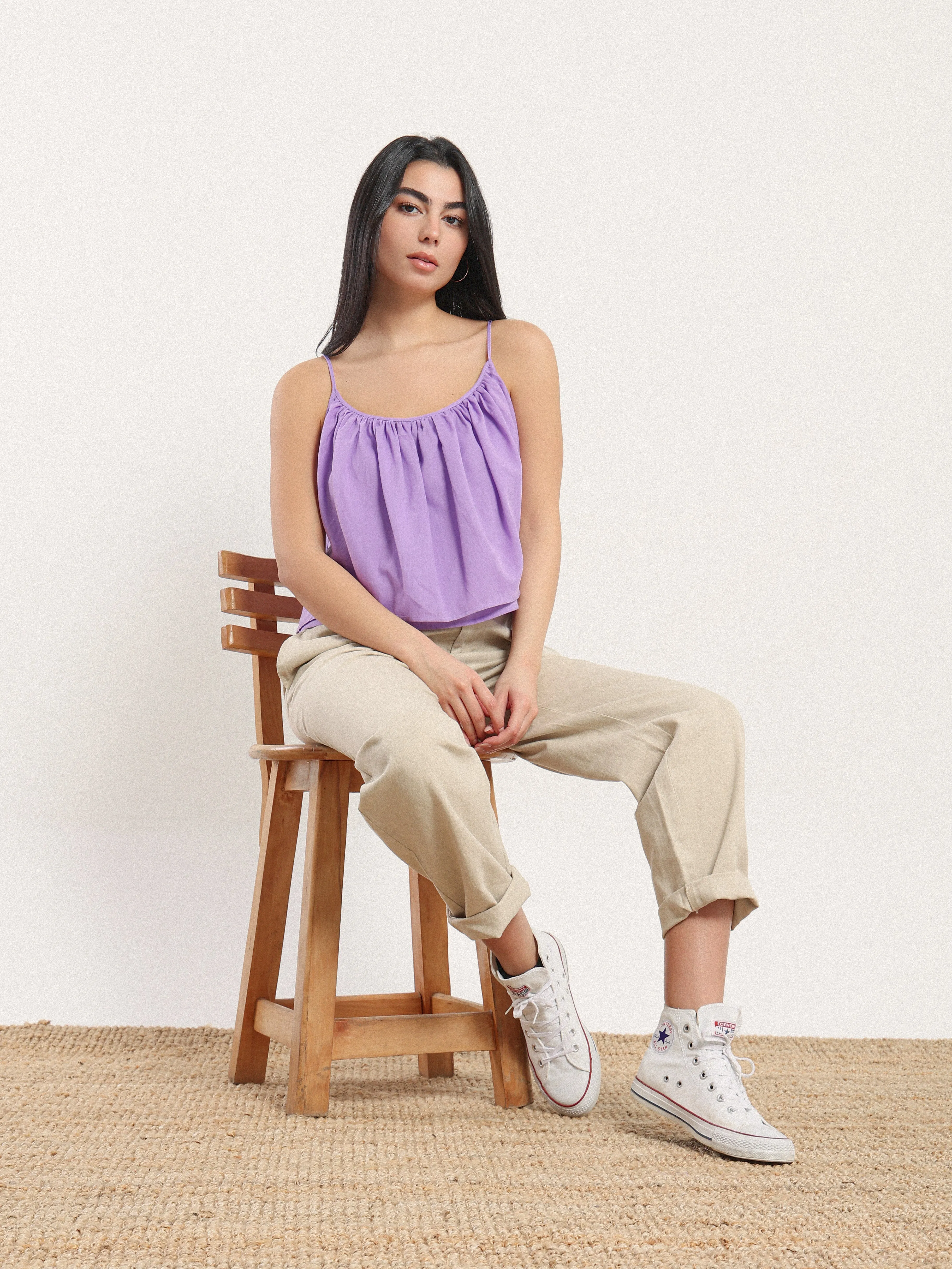 Layla Cropped Tank sold by Nazeerah product image thumbnail 5