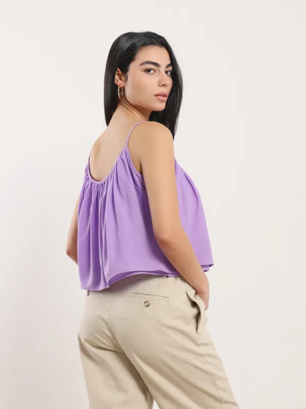 Layla Cropped Tank sold by Nazeerah