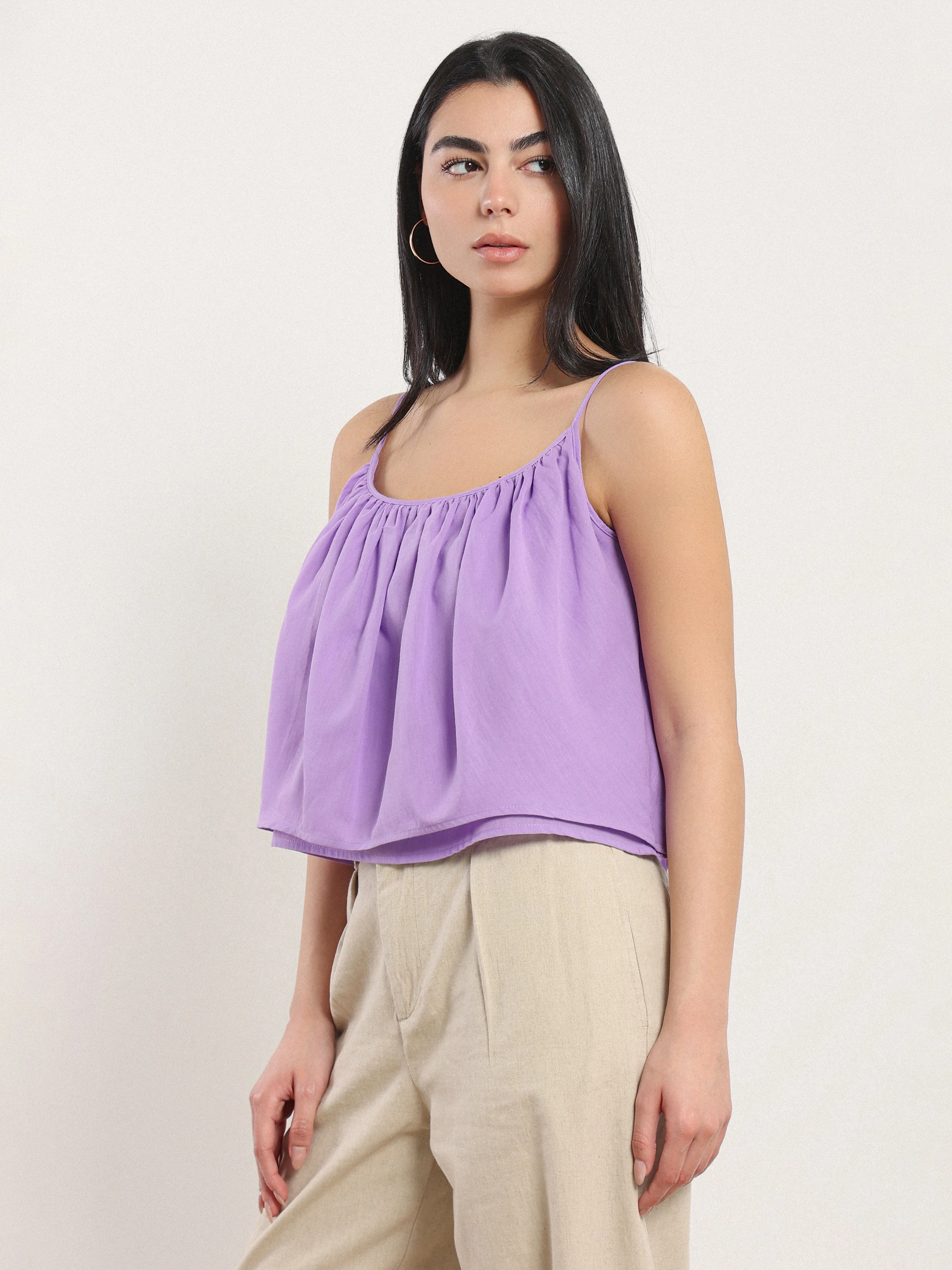 Layla Cropped Tank sold by Nazeerah product image thumbnail 4