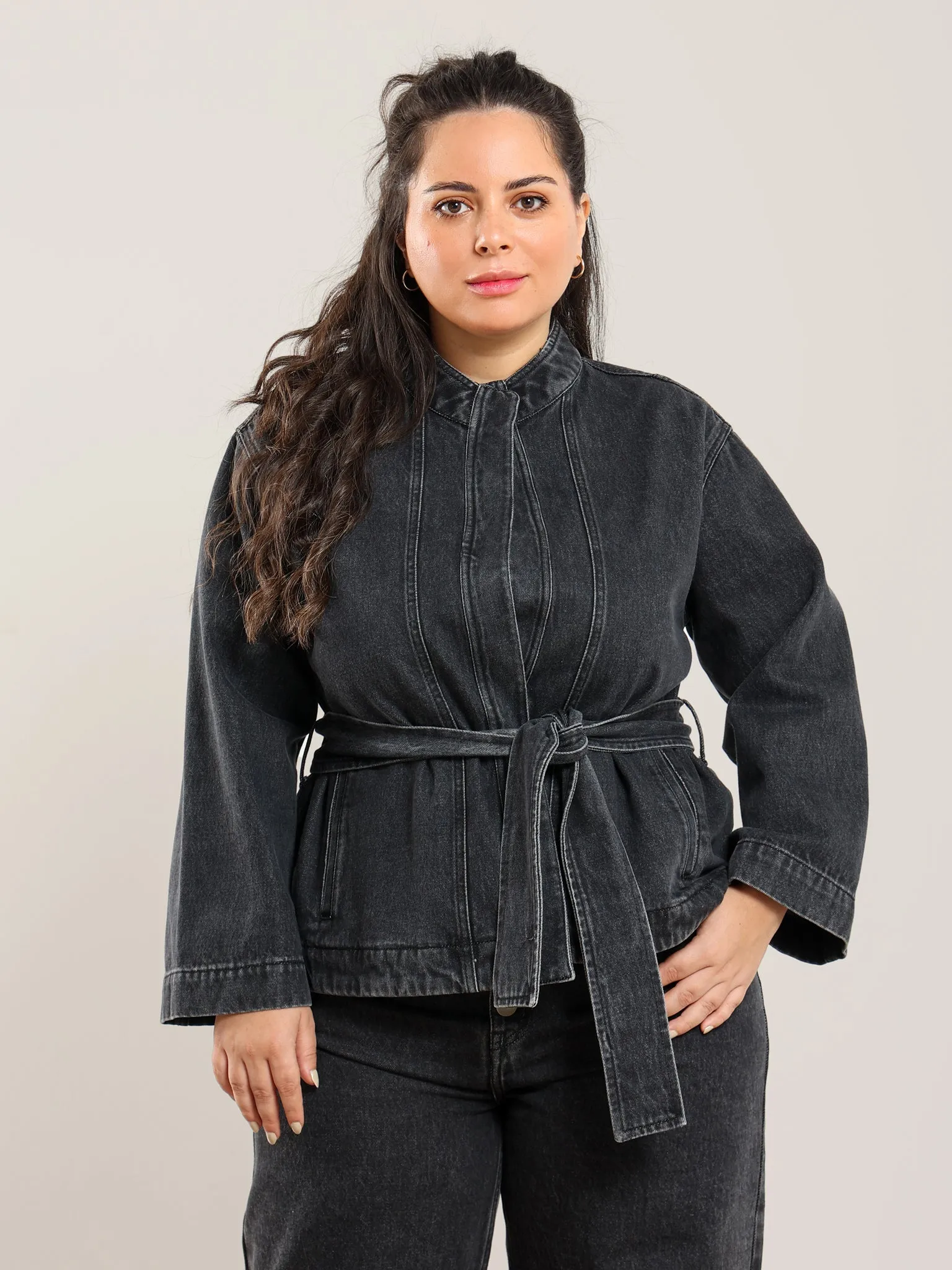 Qamar Denim Jacket sold by Nazeerah product image thumbnail 5