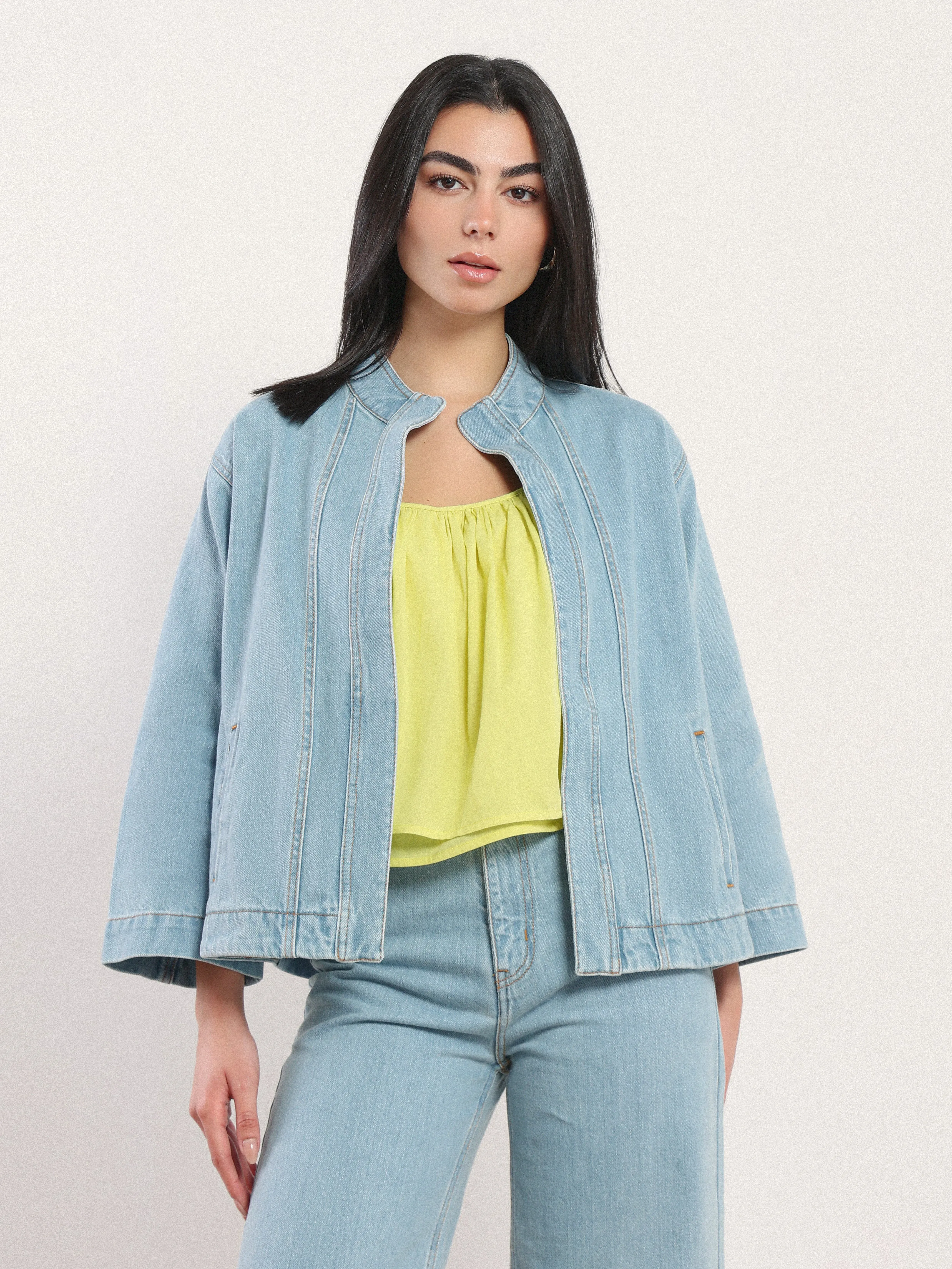 Qamar Denim Jacket sold by Nazeerah product image thumbnail 2