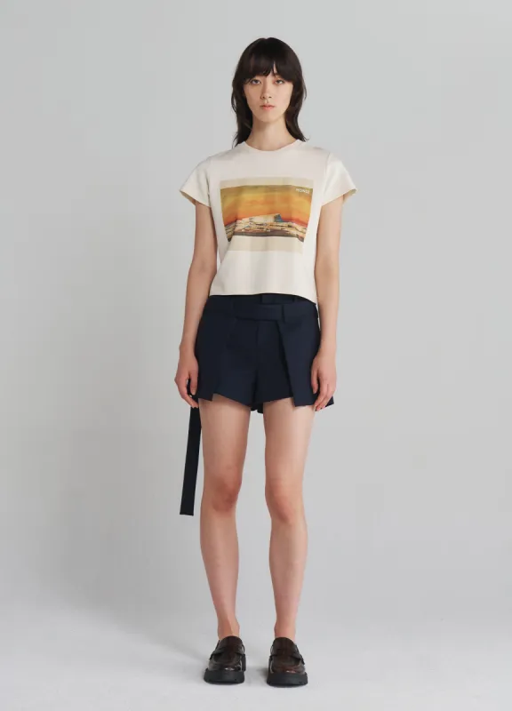 Postcard Print Tee sold by Monse