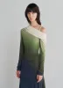 Off Shoulder Ombré Jersey Dress sold by Monse