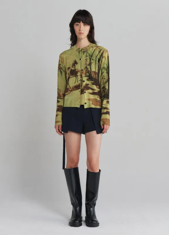 Printed Knitted Cardigan sold by Monse