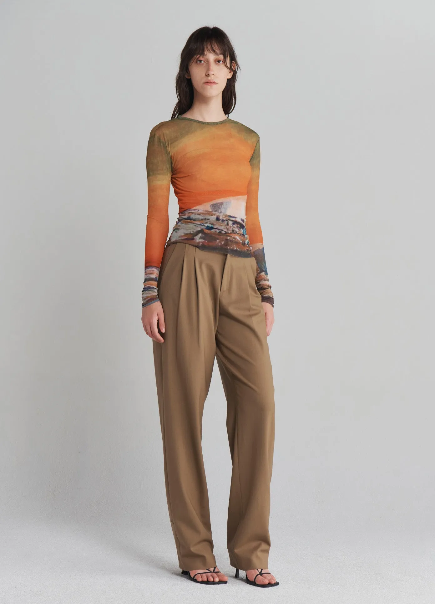 Printed Mesh Top sold by Monse product image thumbnail 2