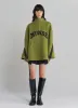 Oversized Half Zip Fleece Sweatshirt sold by Monse