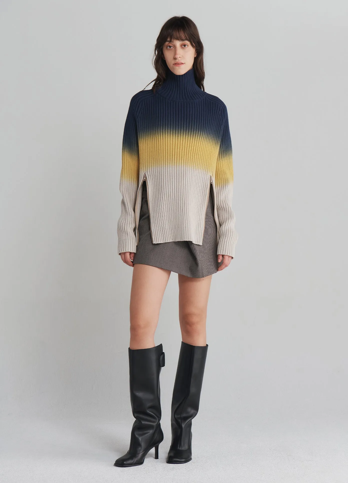 Ombré Zip Detail Sweater sold by Monse product image thumbnail 2