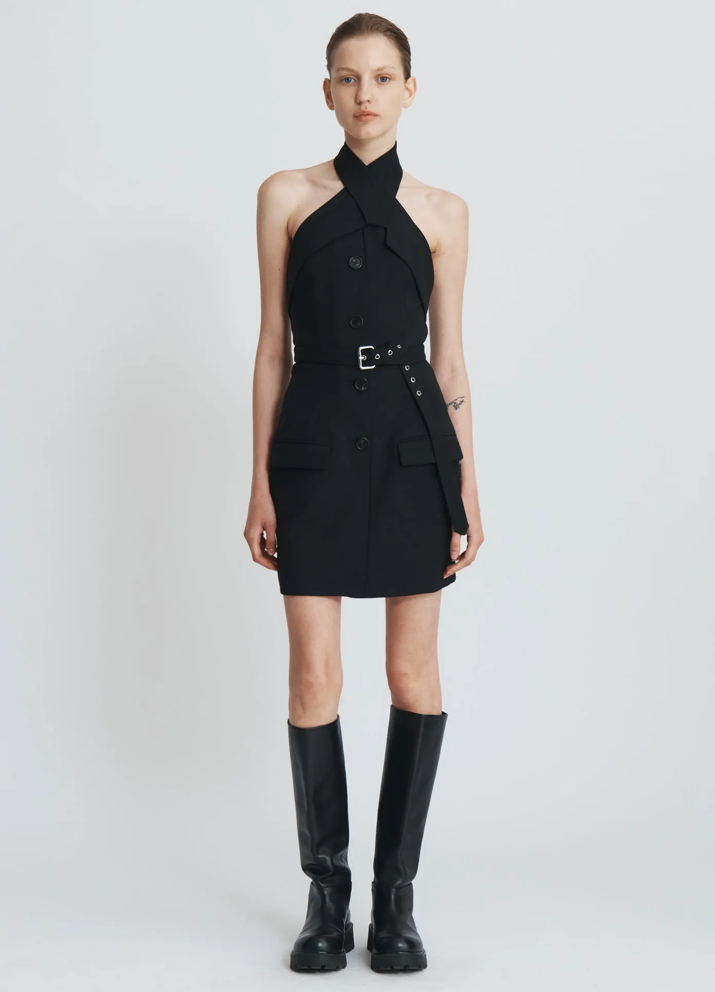 Criss Cross Tailored Dress sold by Monse