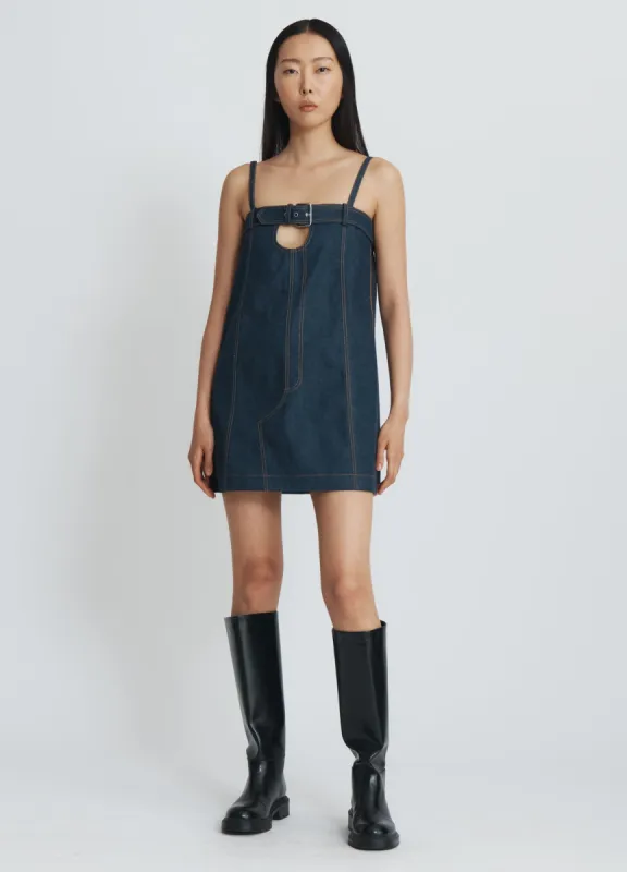 Denim Boxy Dress sold by Monse