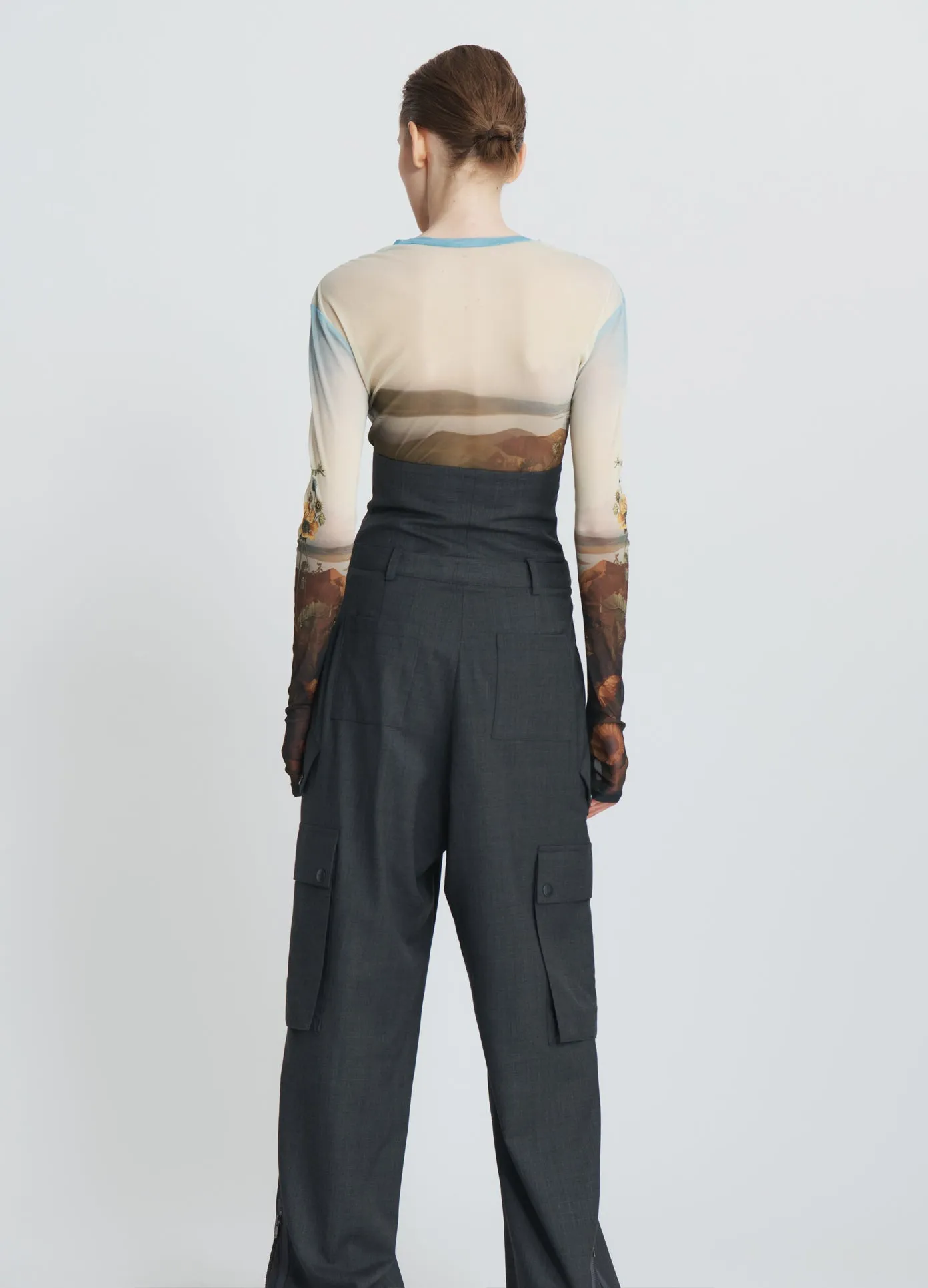 Double Waistband Cargo Pants sold by Monse product image thumbnail 4