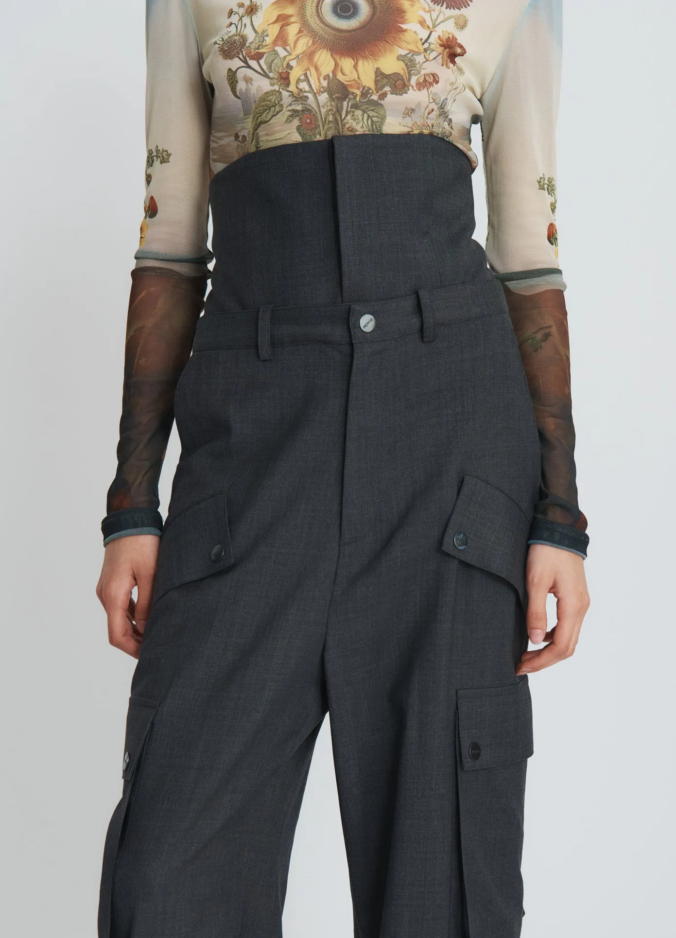 Double Waistband Cargo Pants sold by Monse product image thumbnail 3
