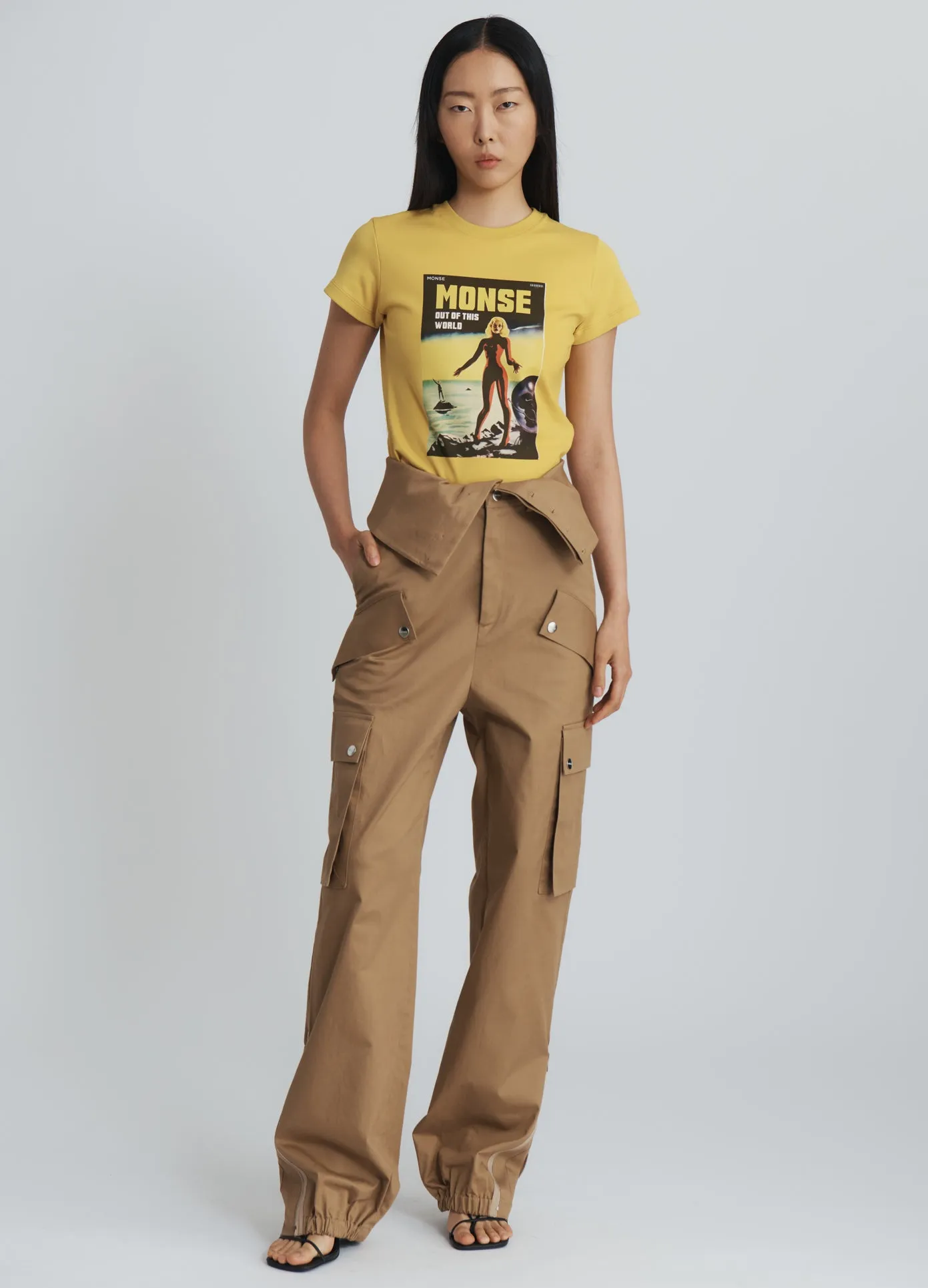 Double Waistband Cargo Pants sold by Monse