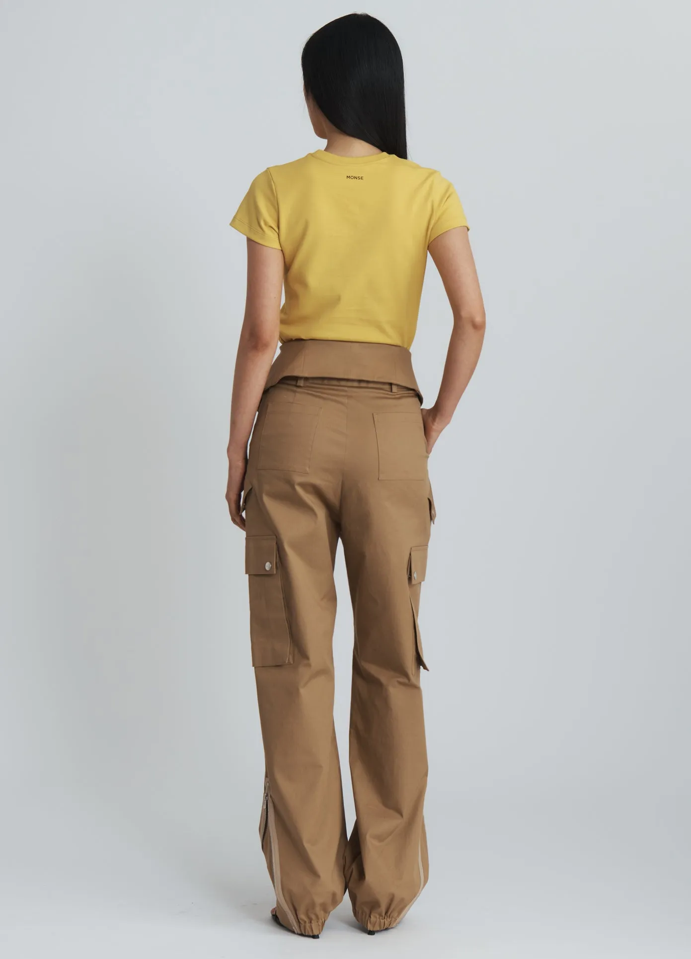 Double Waistband Cargo Pants sold by Monse product image thumbnail 4