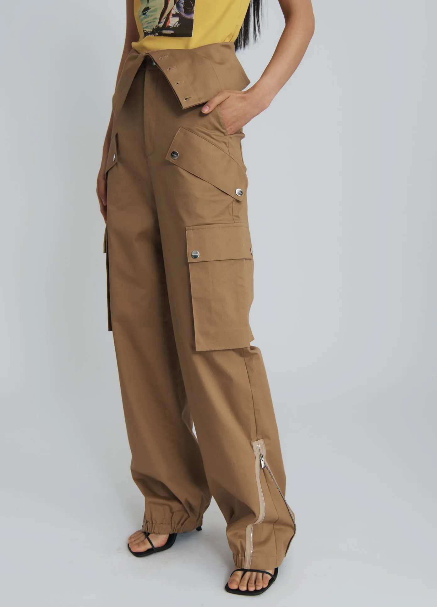 Double Waistband Cargo Pants sold by Monse product image thumbnail 2