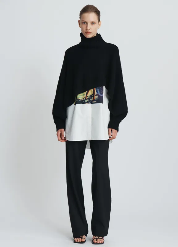 Cropped Sweater Bib sold by Monse